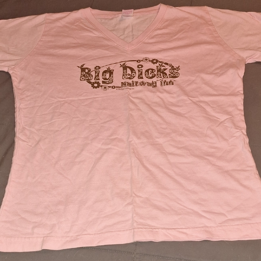Women's Pink Graphic T-Shirt Size M